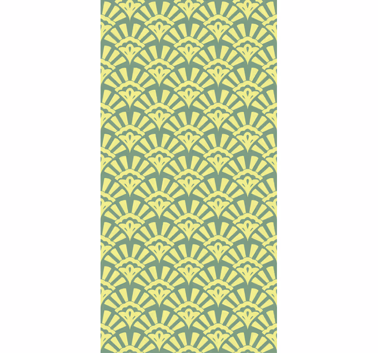 Elegant Leaf Theme textured roller blind - TenStickers
