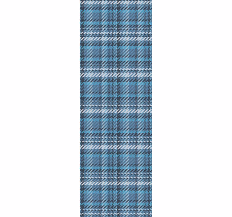 Plaid Patterned Design textured roller blind - TenStickers