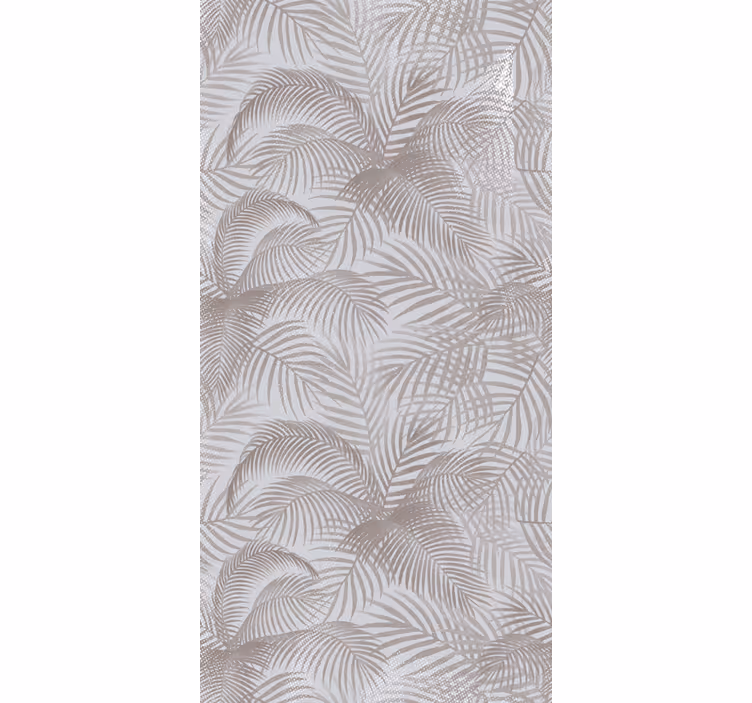 Elegant Palm Leaf roller blind flowers - TenStickers