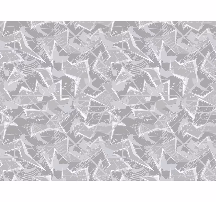 Geometric Grey Patterns textured roller blind - TenStickers