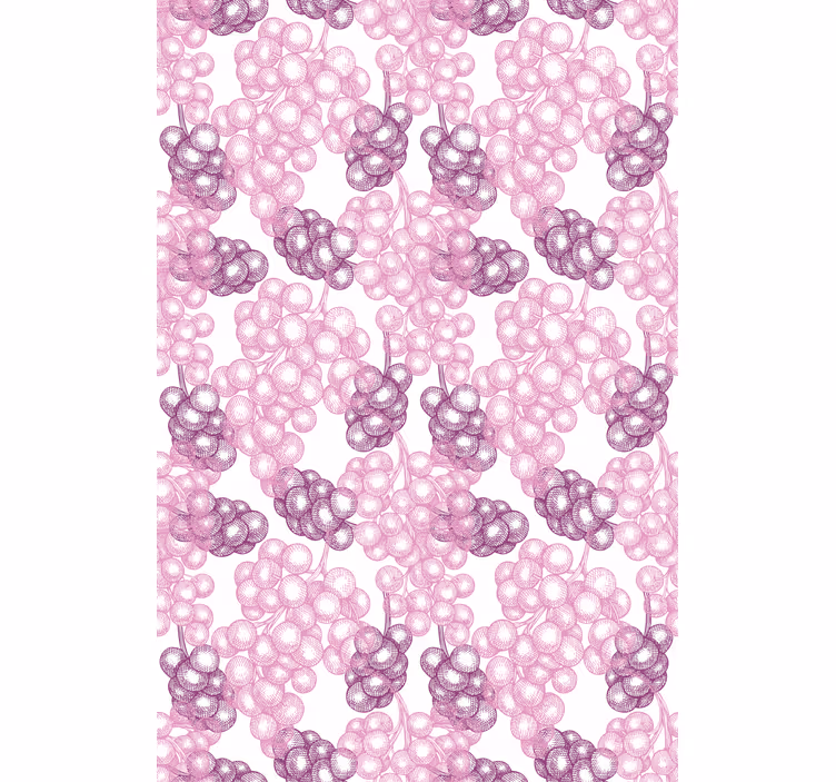 Grapevine Pattern roller blind fruits - TenStickers