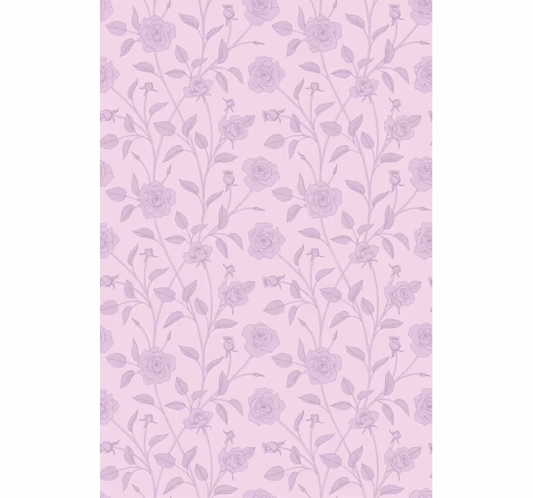 Rose Floral Pattern roller blind flowers - TenStickers
