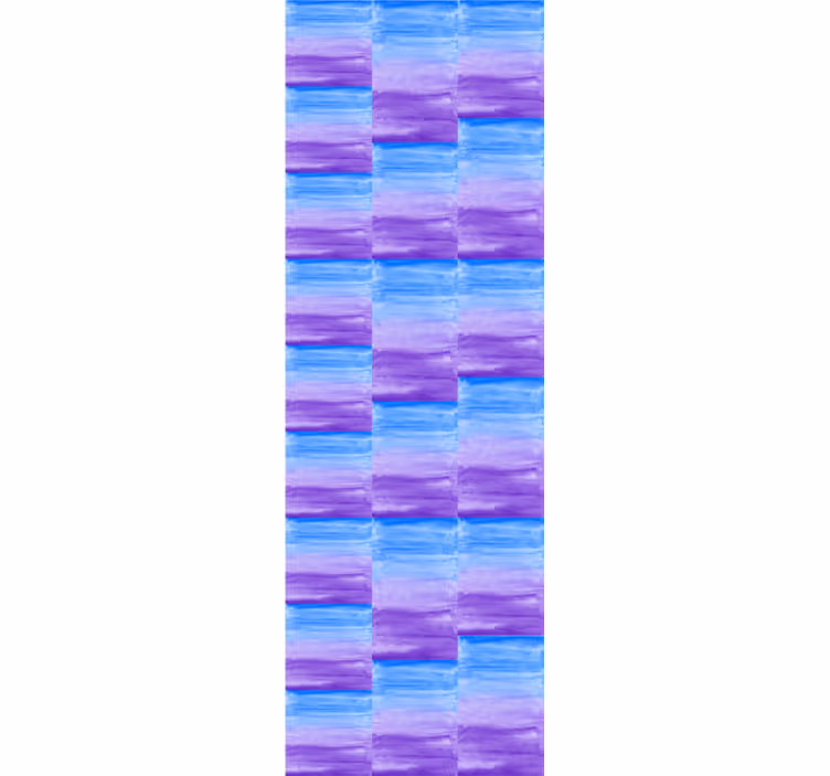 80s' electric blue Original roller blind - TenStickers