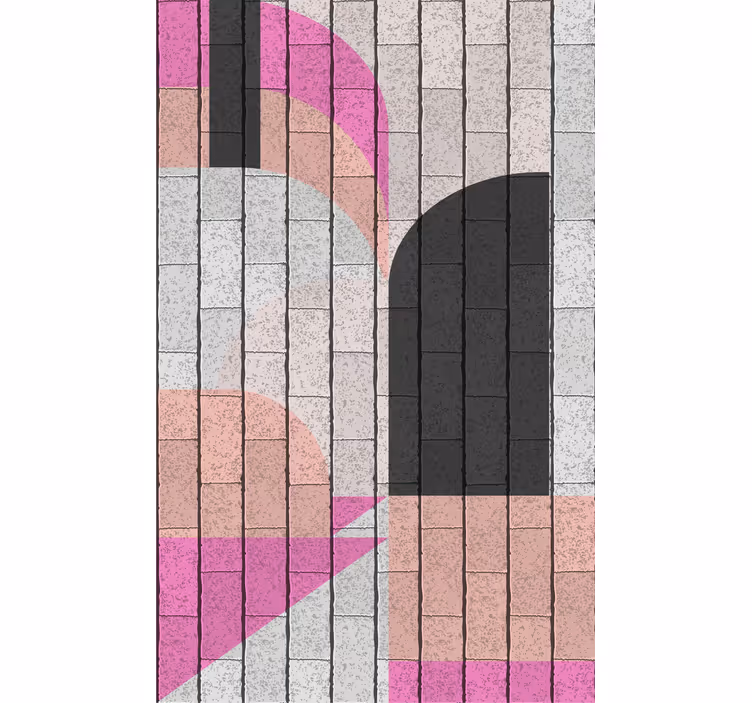 Geometric Architecture Pattern modern roller blind - TenStickers