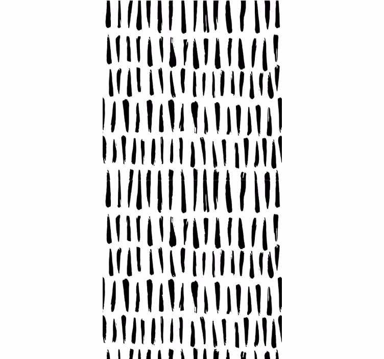 Vertical Black Strokes textured roller blind - TenStickers