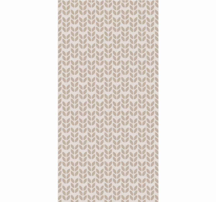 Roller blind flowers leaf pattern design - TenStickers