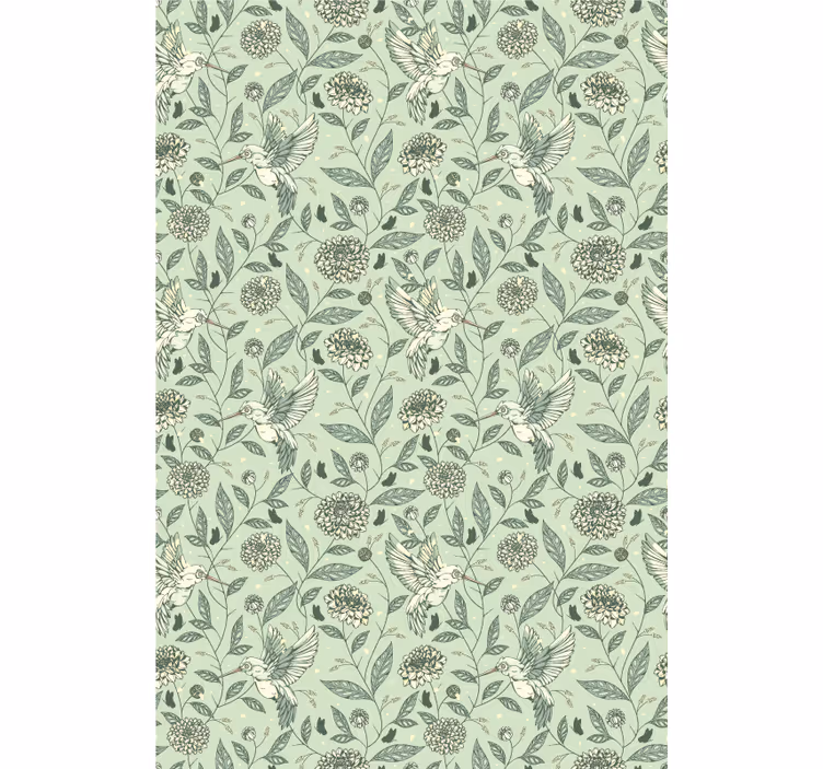 Charming Floral Design roller blind flowers - TenStickers