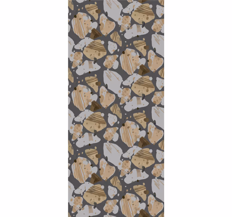 Big terrazo pattern hallway roller blind - TenStickers