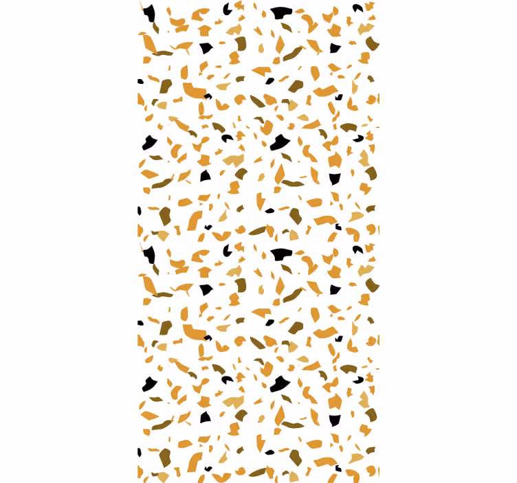 Brown and beige terrazzo textured roller blind - TenStickers