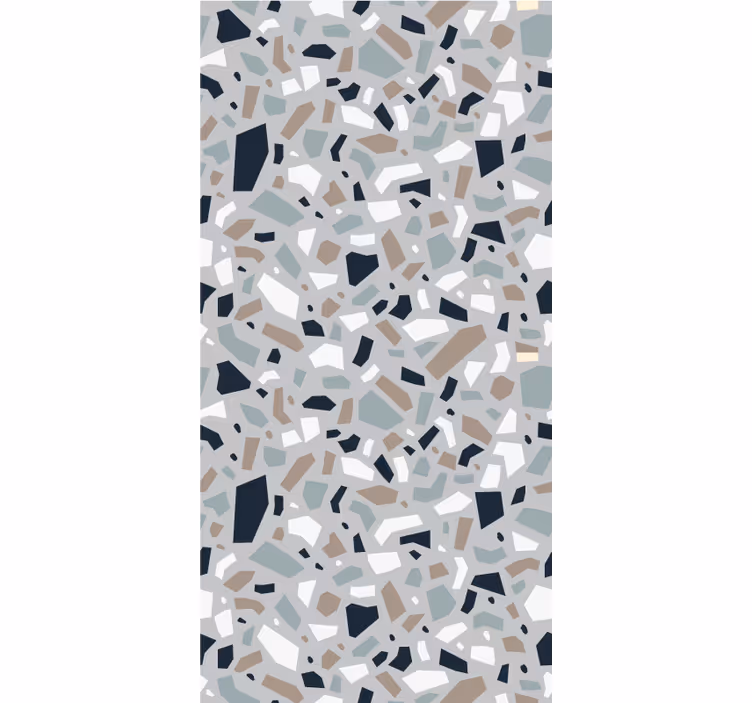 Abstract terrazzo pattern textured roller blind - TenStickers