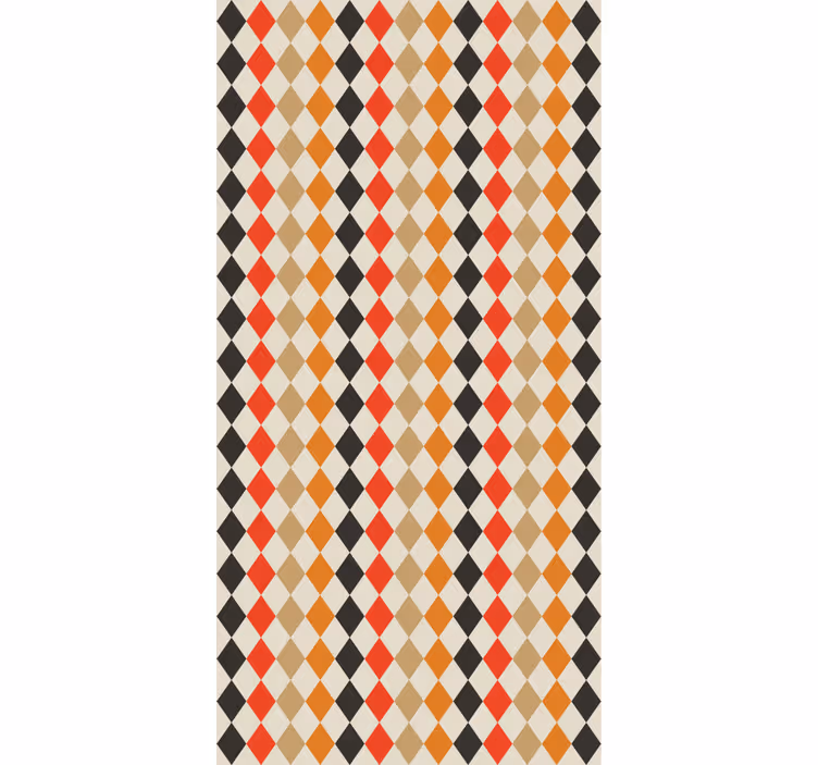 Diamond shape theme modern roller blind - TenStickers