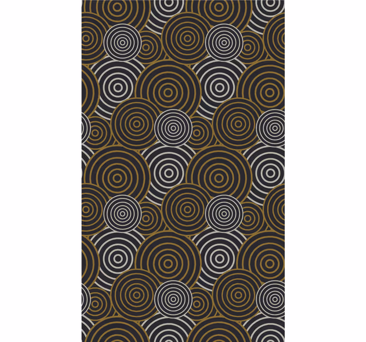 Concentric Circle Pattern textured roller blind - TenStickers
