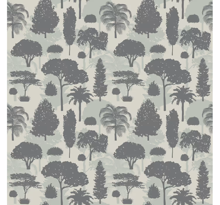 Nordic style tree patterns  Nordic blind - TenStickers