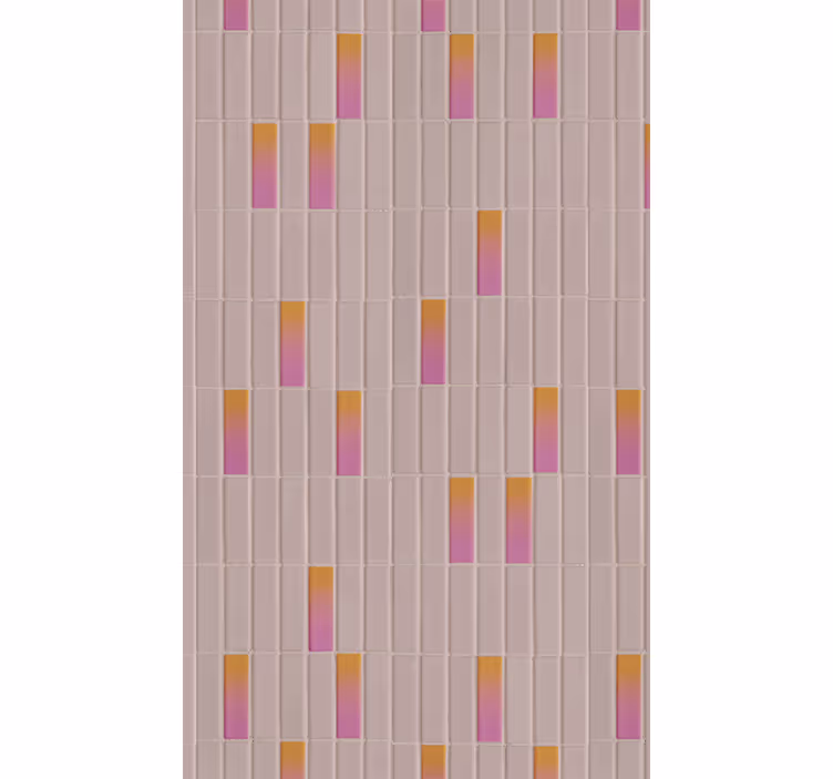Gradient pink pattern textured roller blind - TenStickers