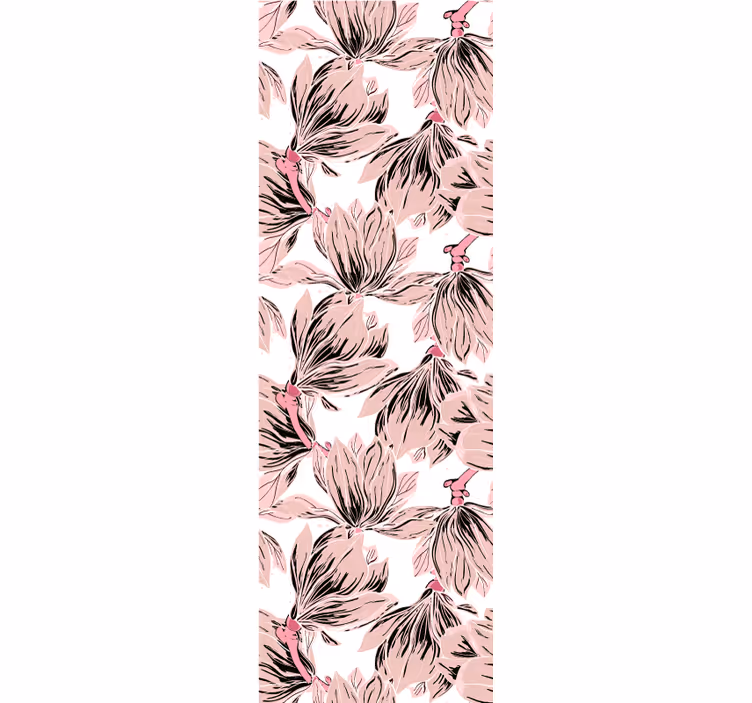 Elegant arrangement roller blind flowers - TenStickers