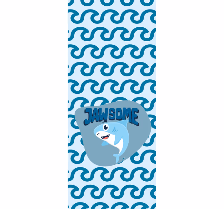 Jawsome design sea creatures Bathroom blind - TenStickers