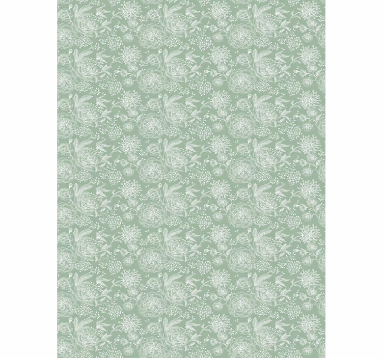 Delicate Plant Elements roller blind flowers - TenStickers