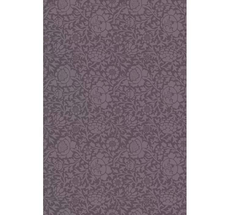 Elegant grey pattern floral roller blind - TenStickers