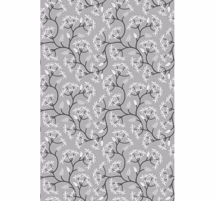 Elegant Floral Branches roller blind flowers - TenStickers