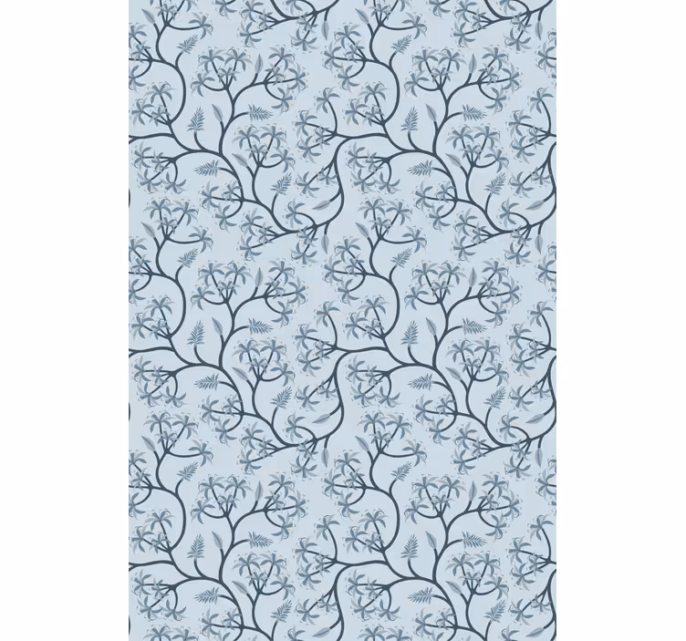 Elegant Botanical Pattern roller blind flowers - TenStickers
