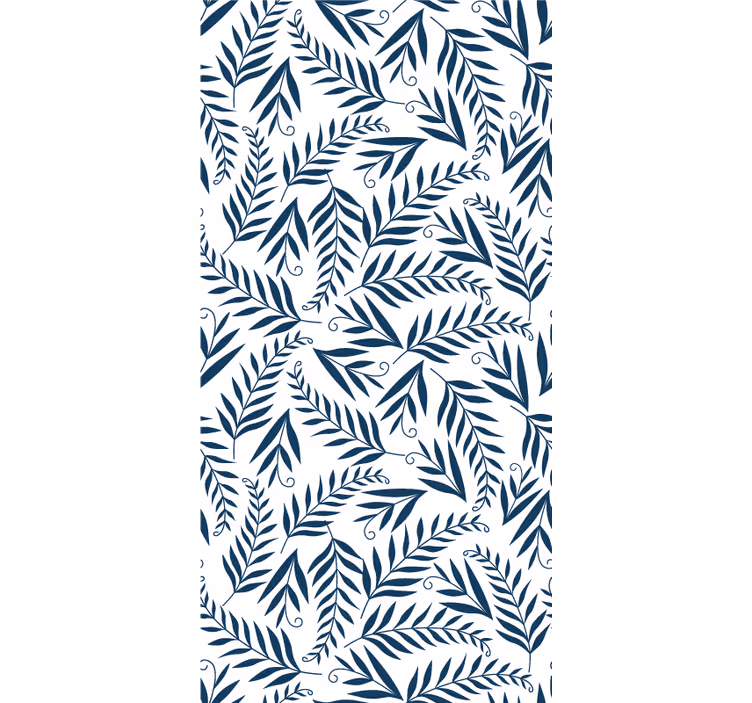Foliage Botanical Motif roller blind flowers - TenStickers