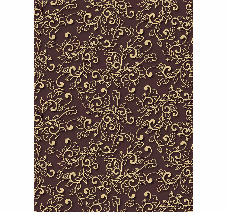 Graceful vine pattern elegant roller blind - TenStickers