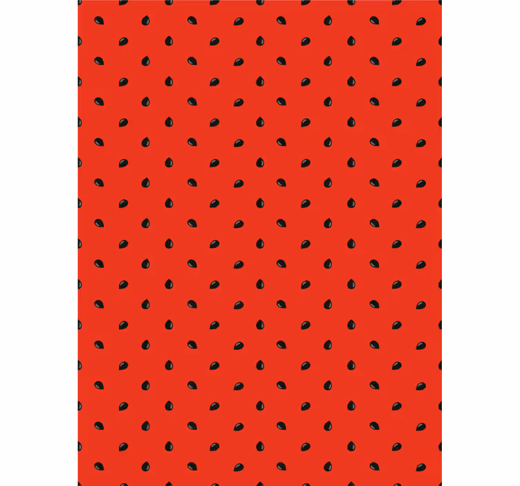 Red Strawberry Pattern roller blind fruits - TenStickers