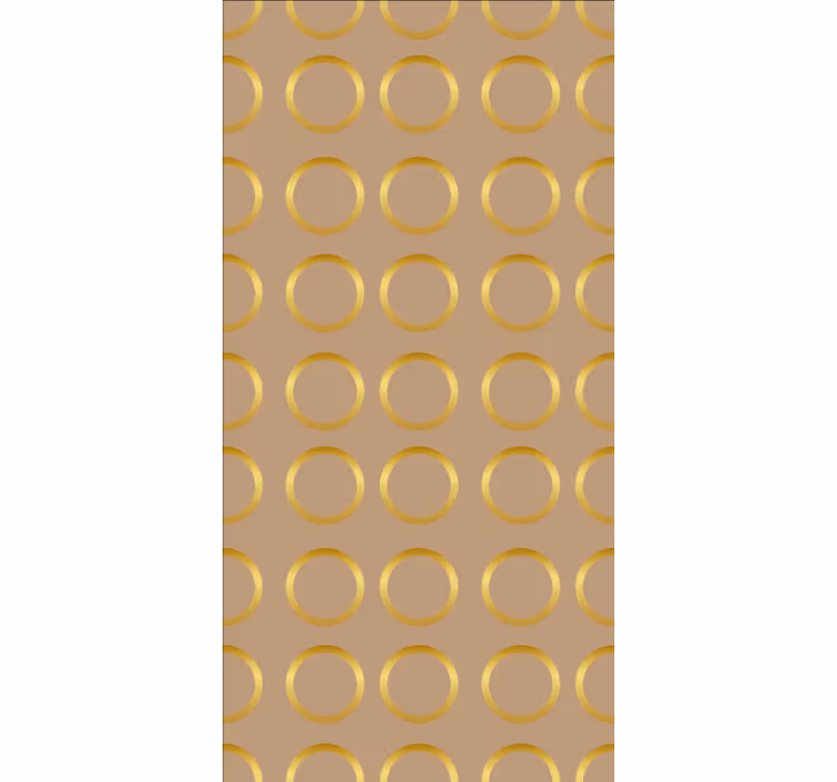 Geometric Circle Theme textured roller blind - TenStickers