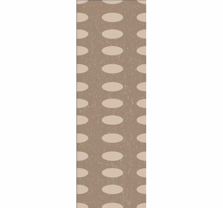Eloquent Oval Patterns textured roller blind - TenStickers