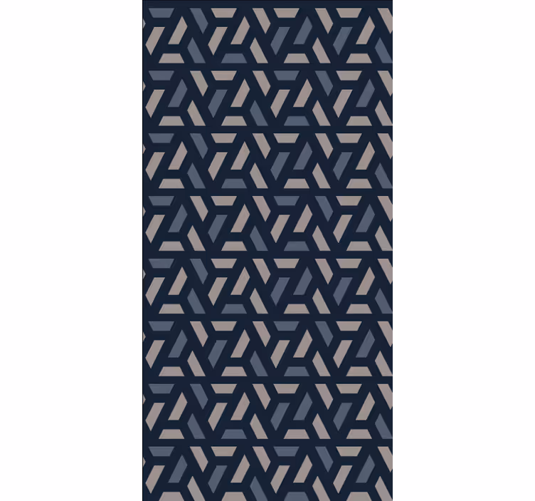 Geometric blue and gray triangle Texture blind - TenStickers