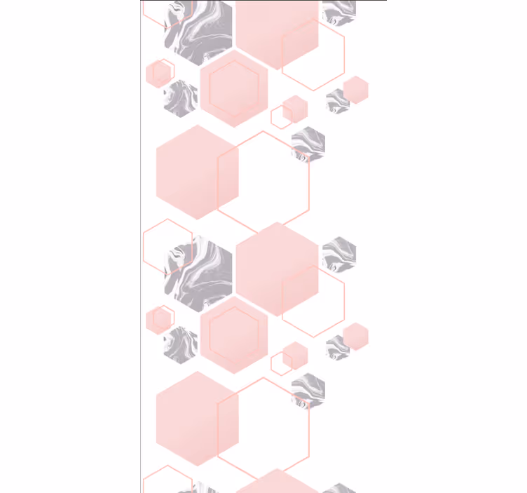 Abstract hexagon Texture and pattern blind - TenStickers