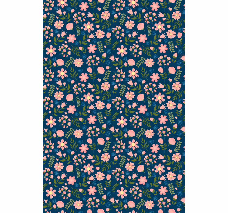 Garden delight roller blind flowers - TenStickers