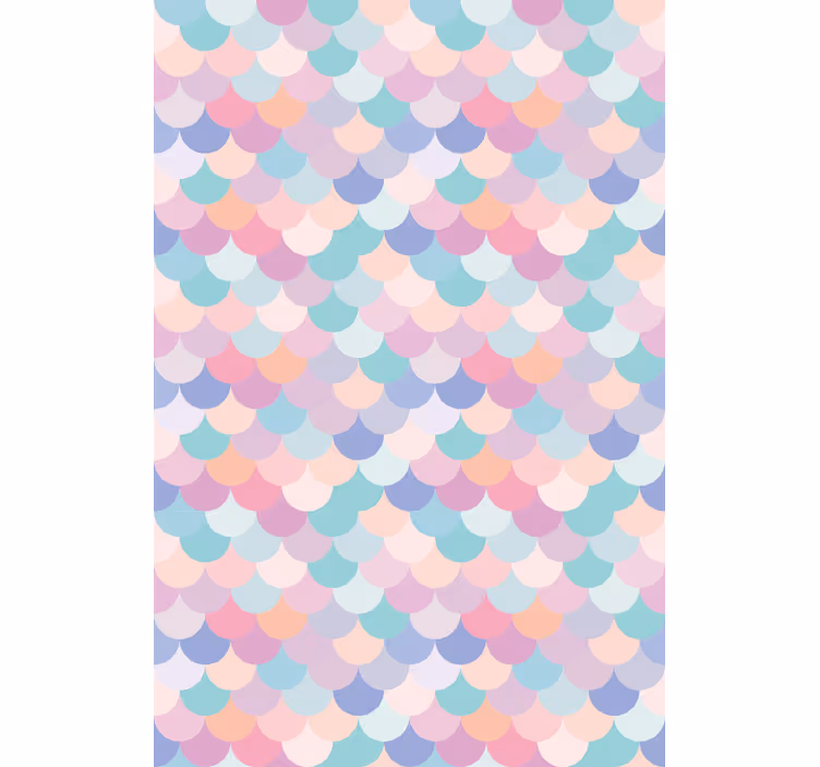 Colorful Scale Patterns textured roller blind - TenStickers