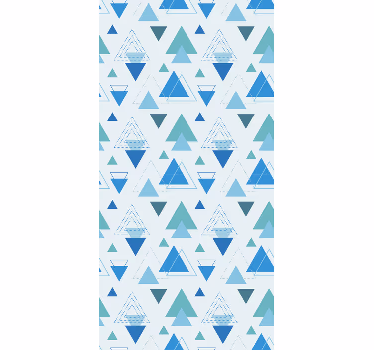 Triangular Motif Arrangement modern roller blind - TenStickers