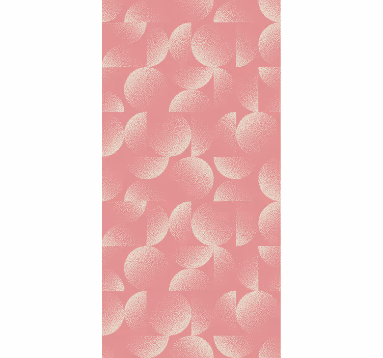 Round Patterns Design textured roller blind - TenStickers
