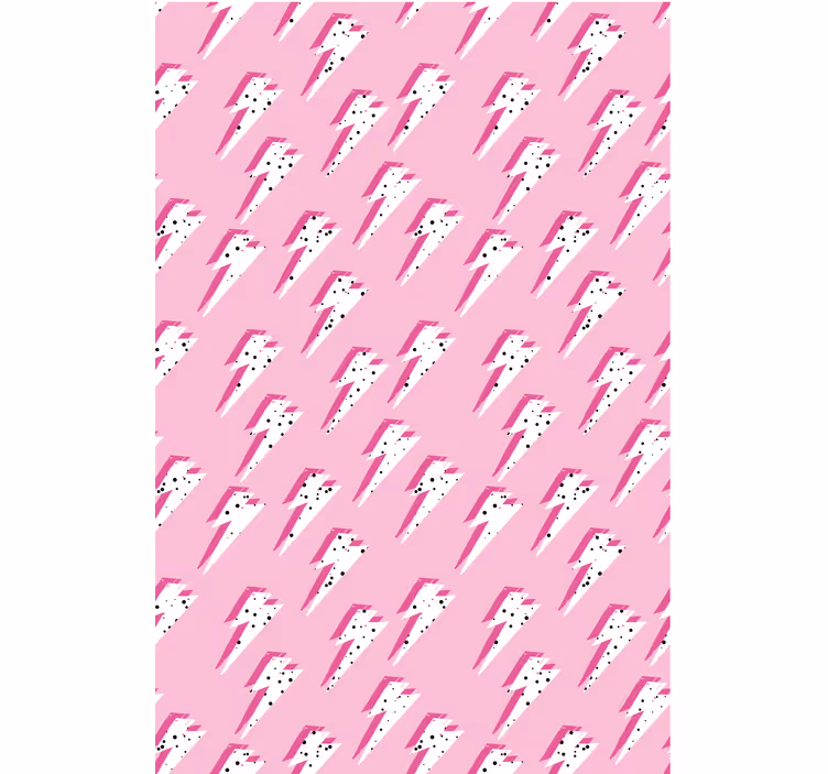 White rays on pink background teenage roller blind - TenStickers