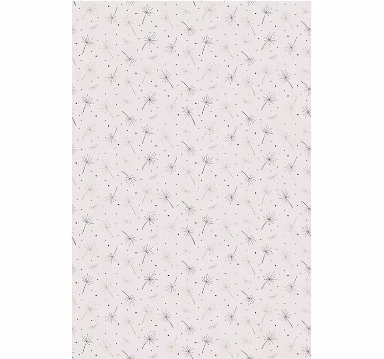 Dandelion Seed Pattern roller blind flowers - TenStickers