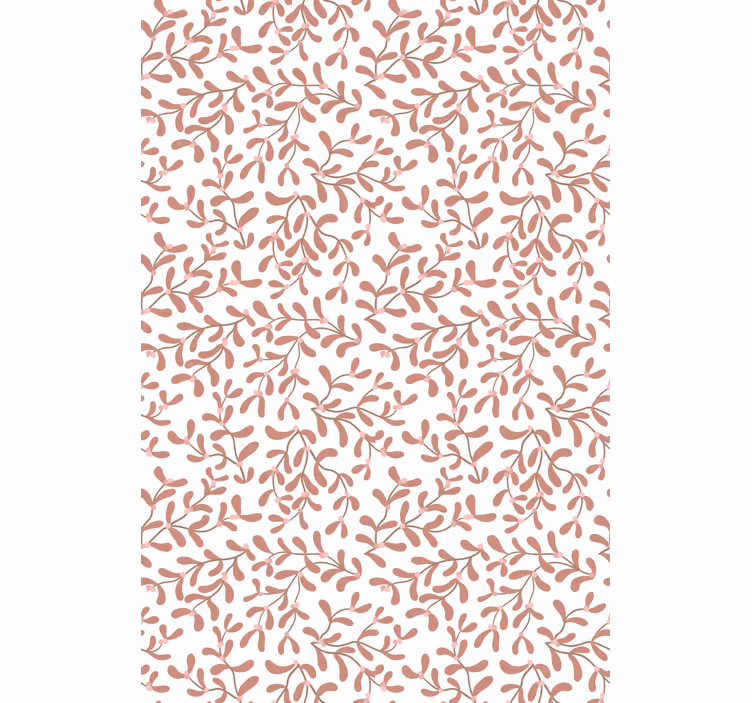 Subtle Leaf Motif roller blind flowers - TenStickers