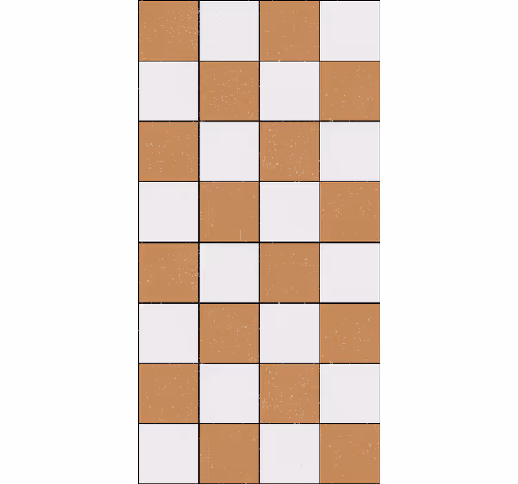 Checkerboard Pattern textured roller blind - TenStickers