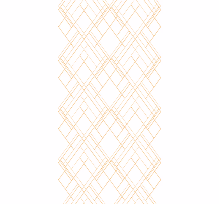 Geometric golden lines elegant roller blind - TenStickers