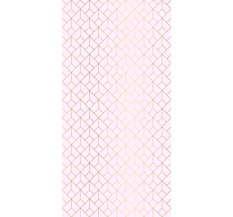 Geometric styled arrangement elegant roller blind - TenStickers