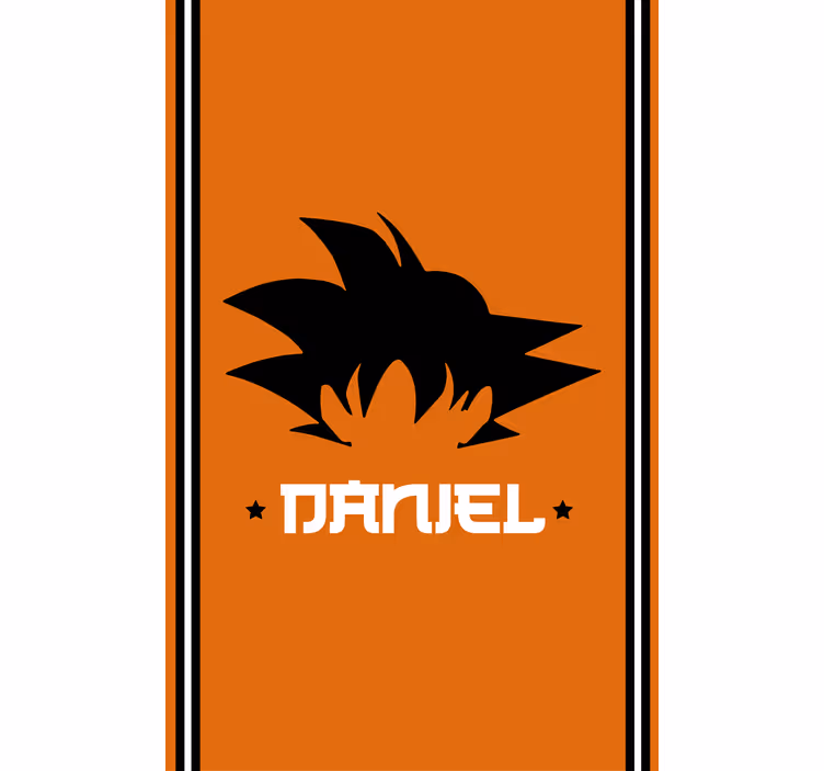 Goku Customizable Superhero blind - TenStickers