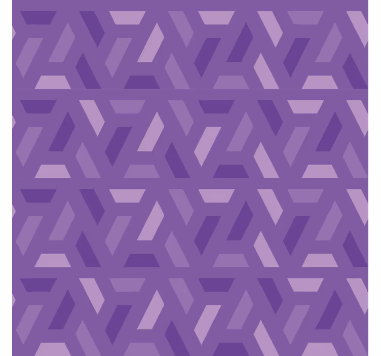 Geometric Lilac Pattern Living Room Blind - TenStickers