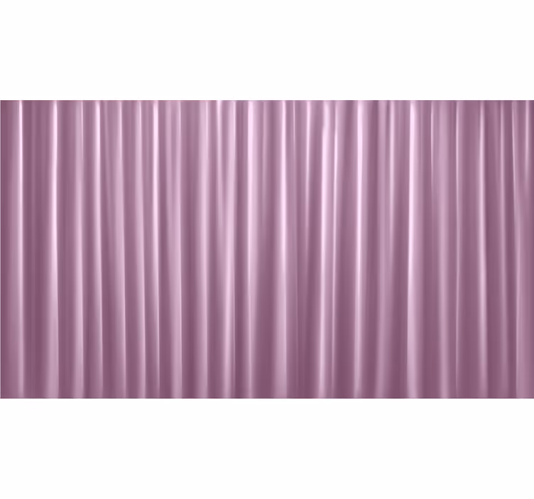 Pink wavy curtains - TenStickers