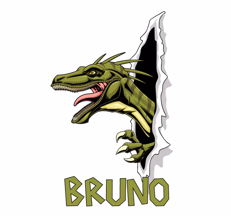 jurassic raptor Dinosaur blind - TenStickers