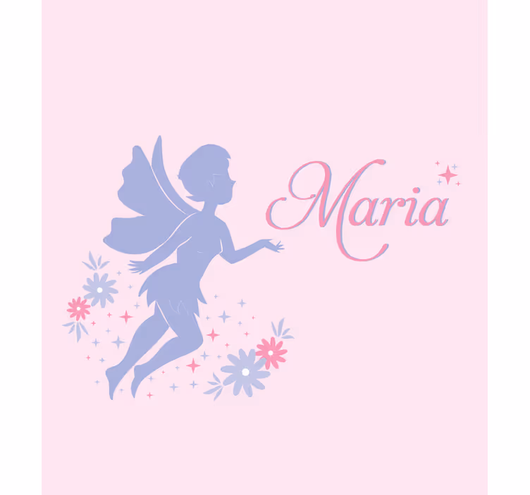 Flying fairy custom printed window roller blind - TenStickers