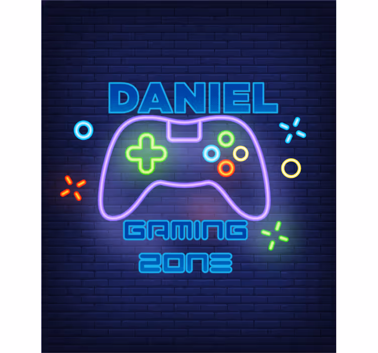 Gaming zone custom printed window shade - TenStickers