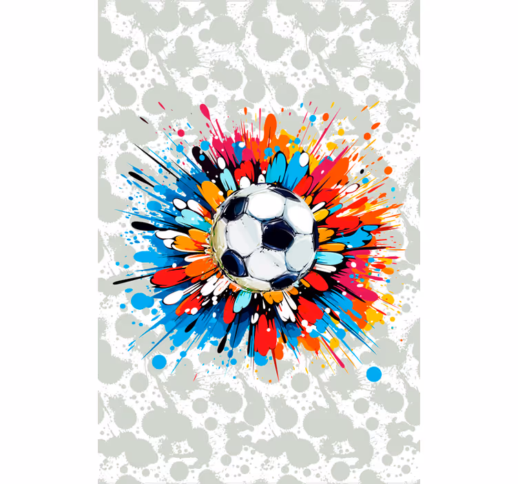 Explosion football roller blind - TenStickers