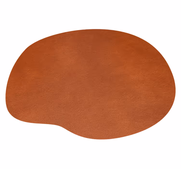 Brown leather texture placemats - TenStickers