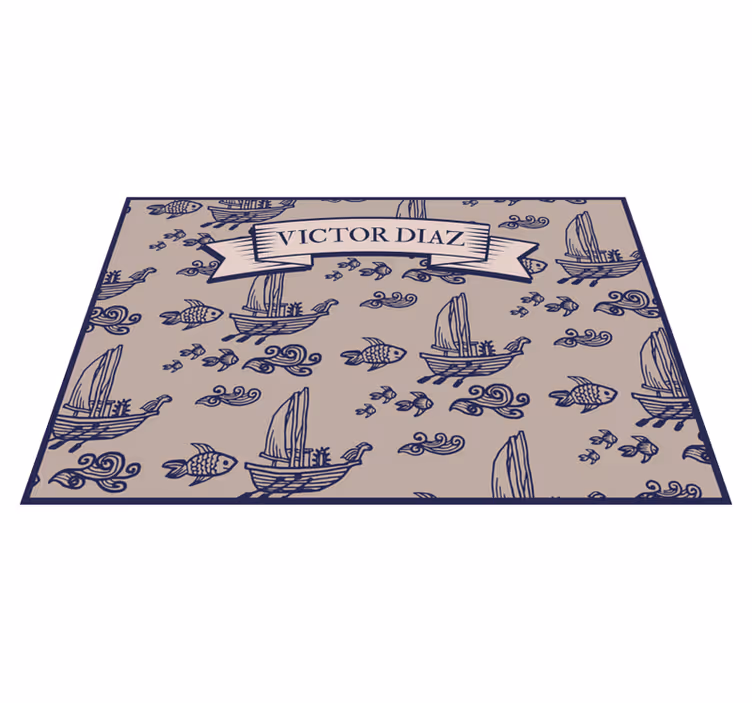 Original placemat sailing motif design - TenStickers